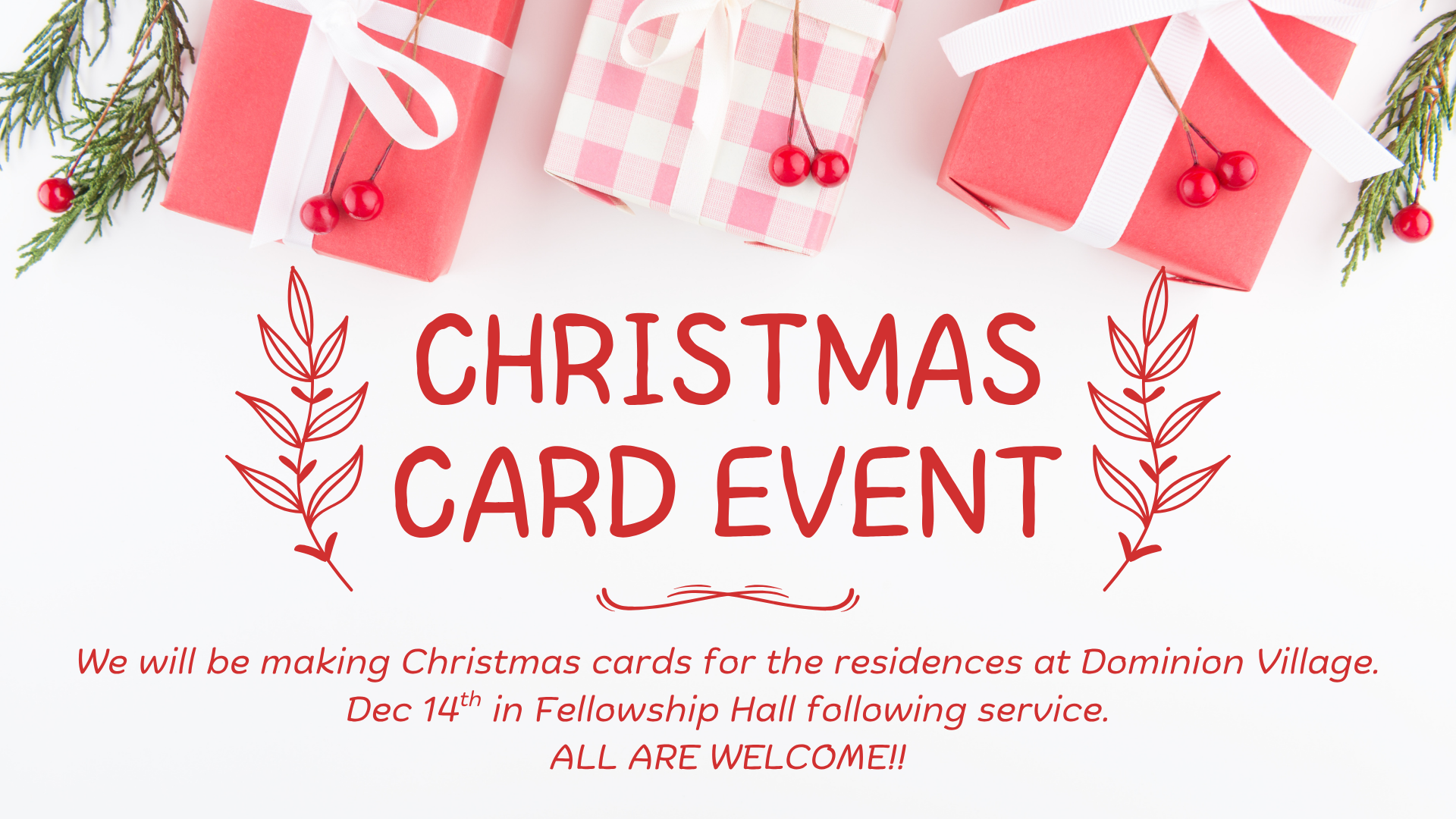 christmas Card event