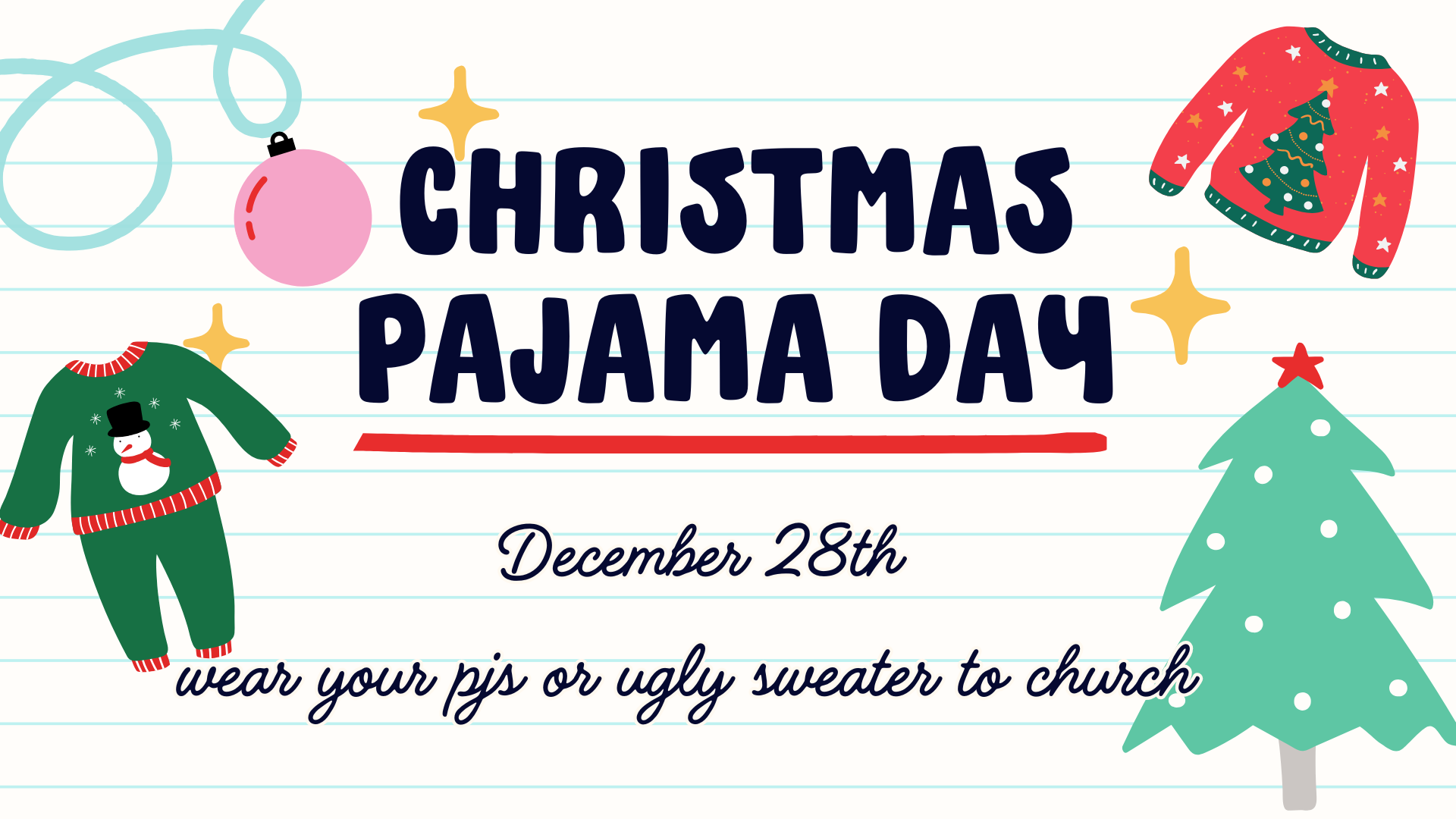 pj day at church